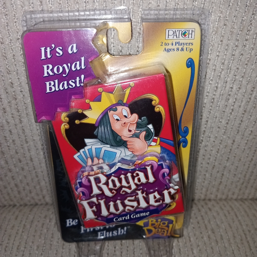 3/$28❤️sealed ROYAL FLUSTER CARD GAME Big Deal It's A Royal Blast 2004 Patch